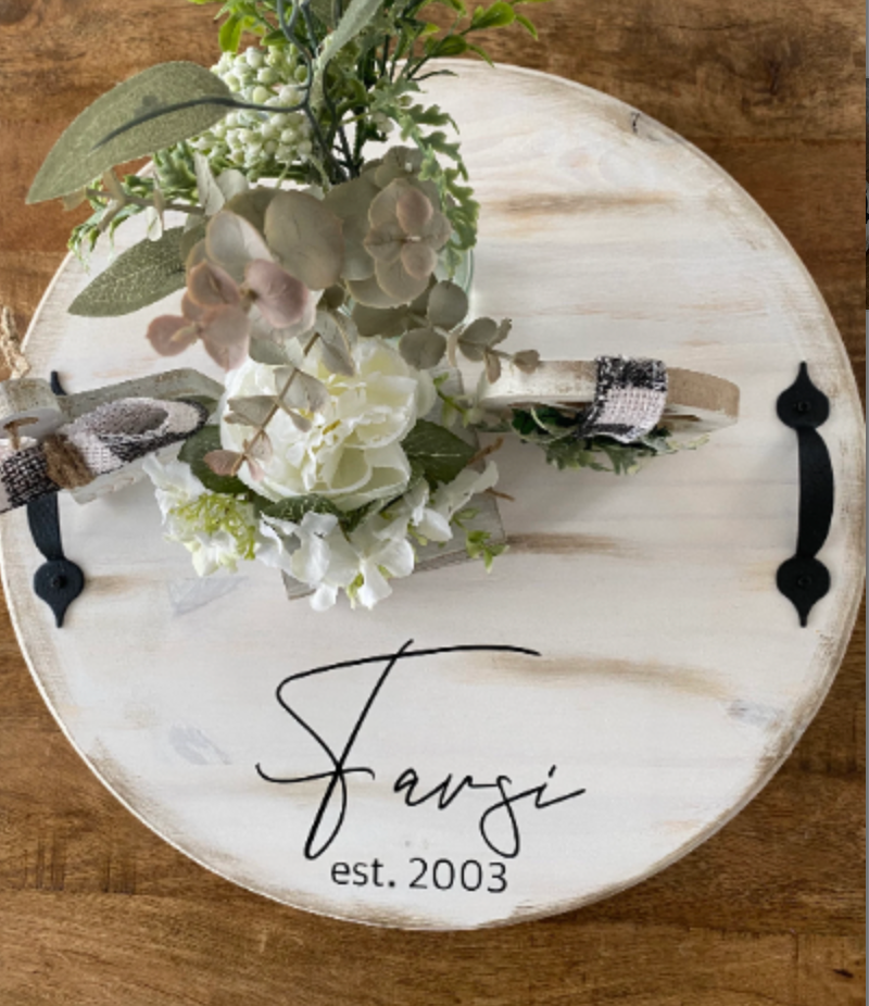 18'' Farmhouse Lazy Susan