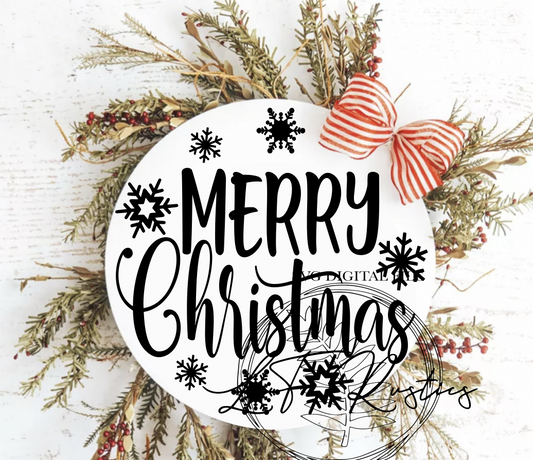 Merry Christmas Digital SVG File