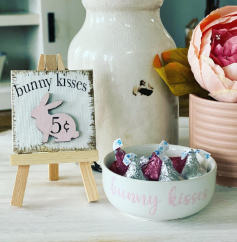 Bunny Kisses Candy Dish