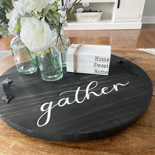 18'' Painted Gather Lazy Susan