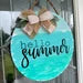 18'' Hello Summer Door Hanger