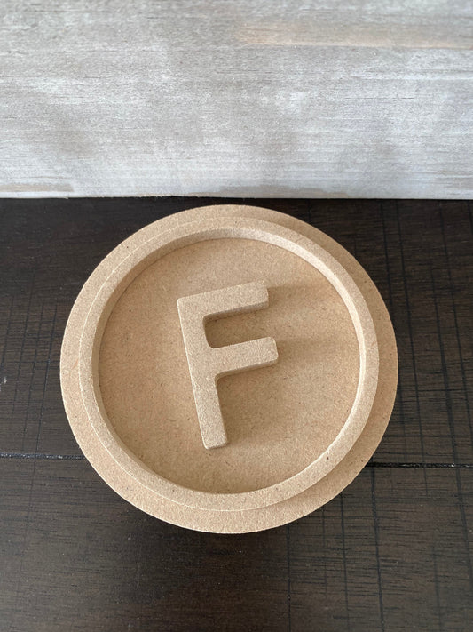 4" Monogram Cut Outs