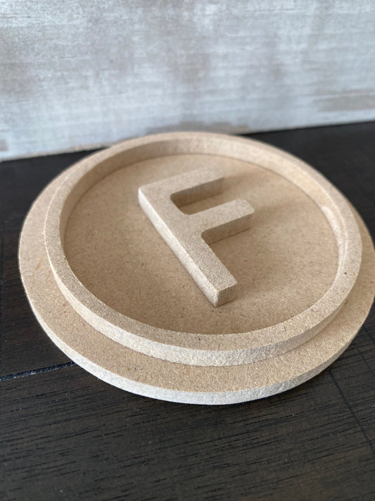 4" Monogram Cut Outs