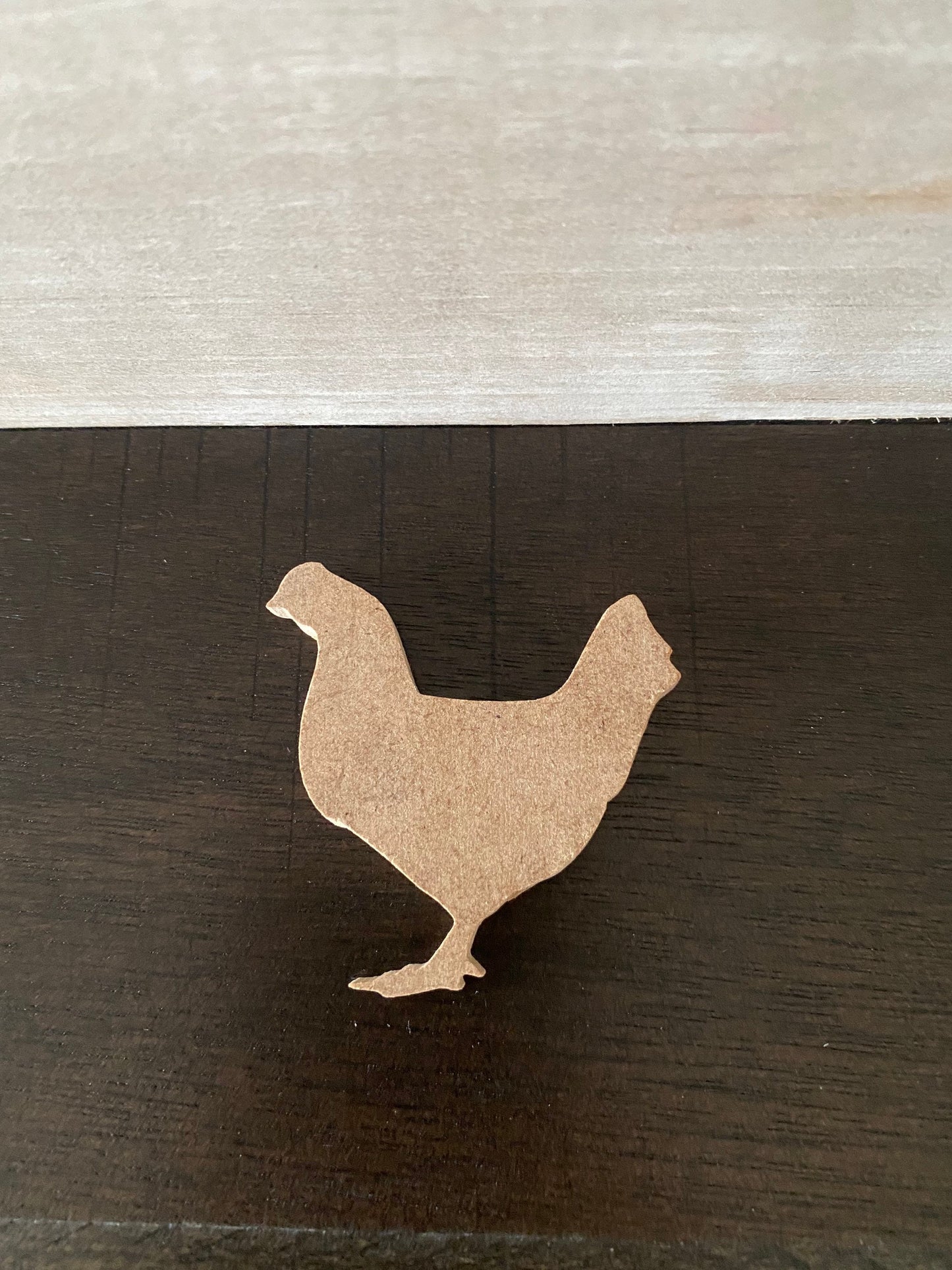 1/4'' Chicken Charm Cut Out