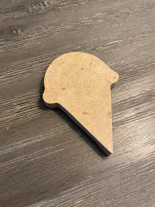 Ice Cream Cone Charm Cut Outs