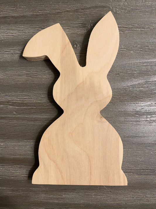 6'' Bunny Wood Cut Out