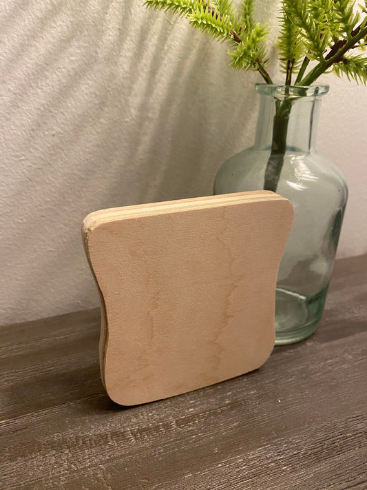 Marshmallow Wood Cut Out