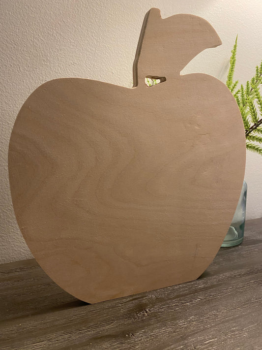 10'' Apple Wood Cut Out