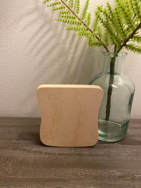 Marshmallow Wood Cut Out