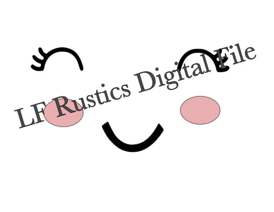 Marshmallow Face Digital File|SVG File for Cricut
