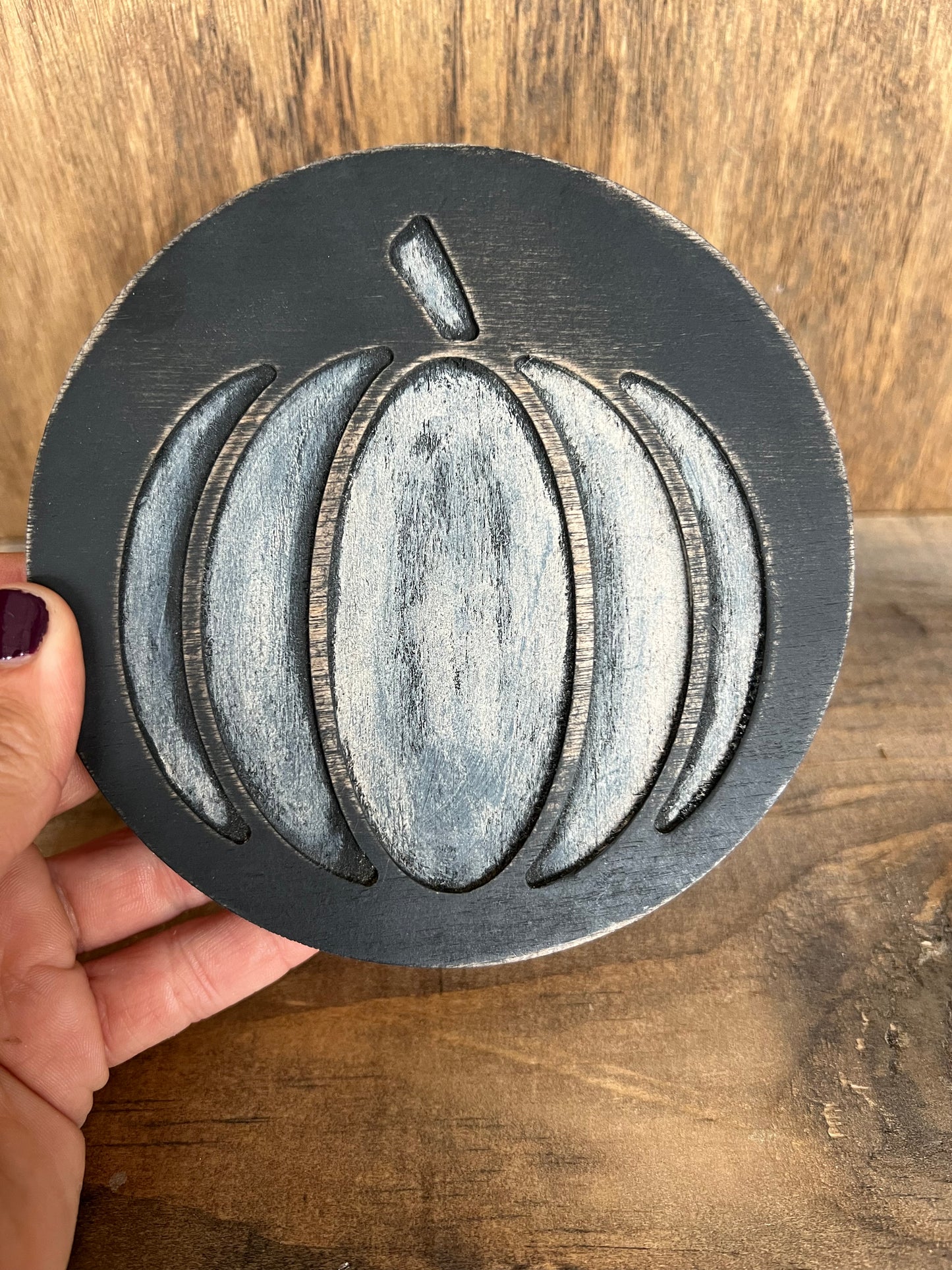 5” Pumpkin Sign