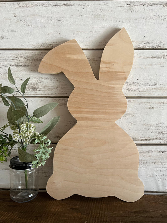 18'' Bunny Wood Cut Out