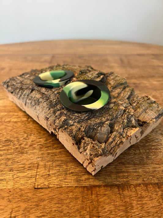 Cork Double Cup Holder