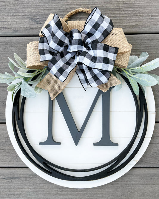 18'' Monogram Door Hanger