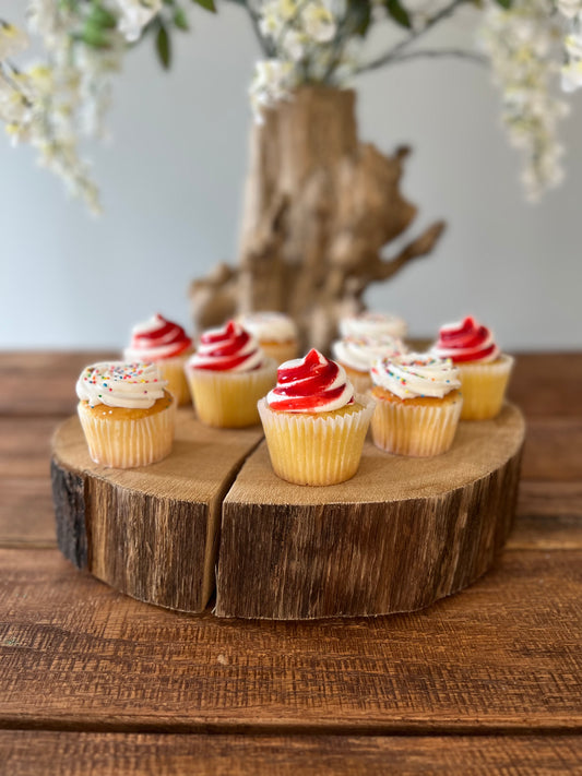 Wood Slice Cupcake/Treat Stand