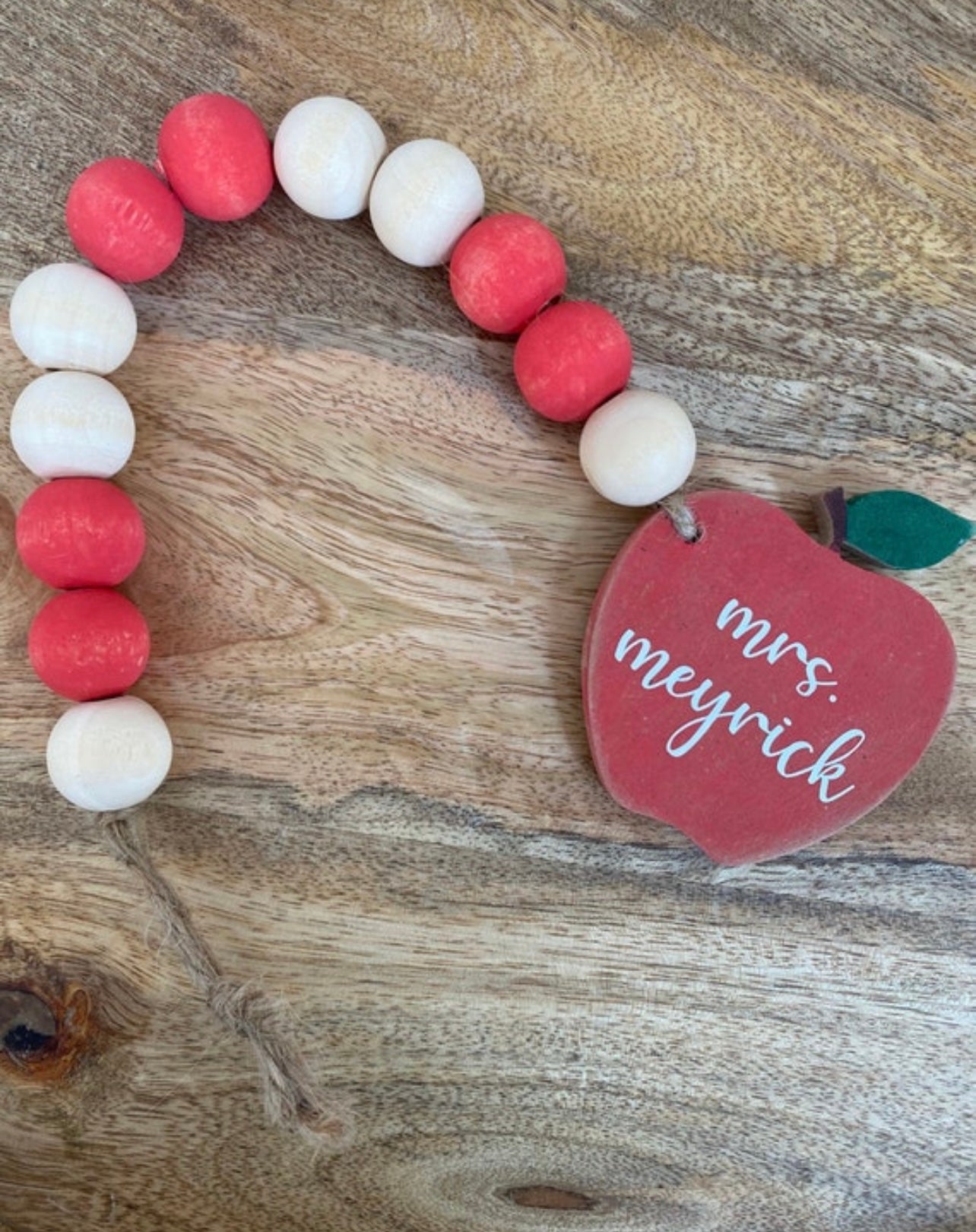 Personalized Apple Garland