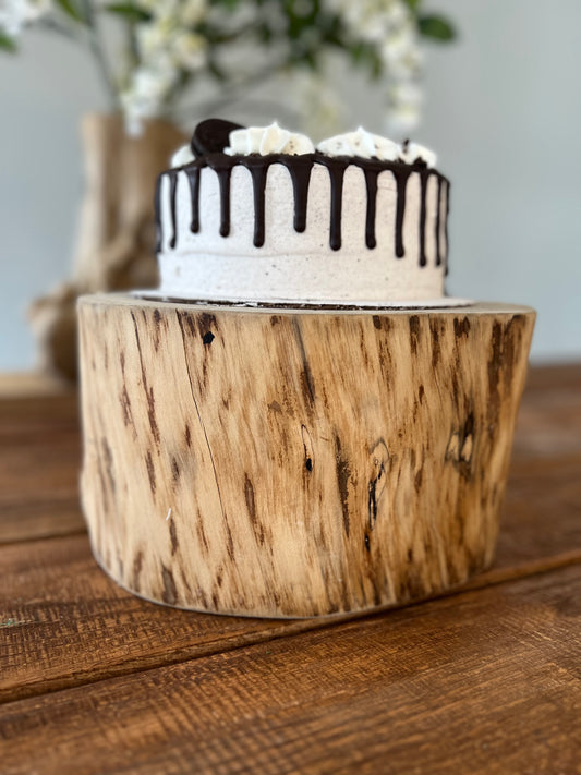 Wood Cake Stand