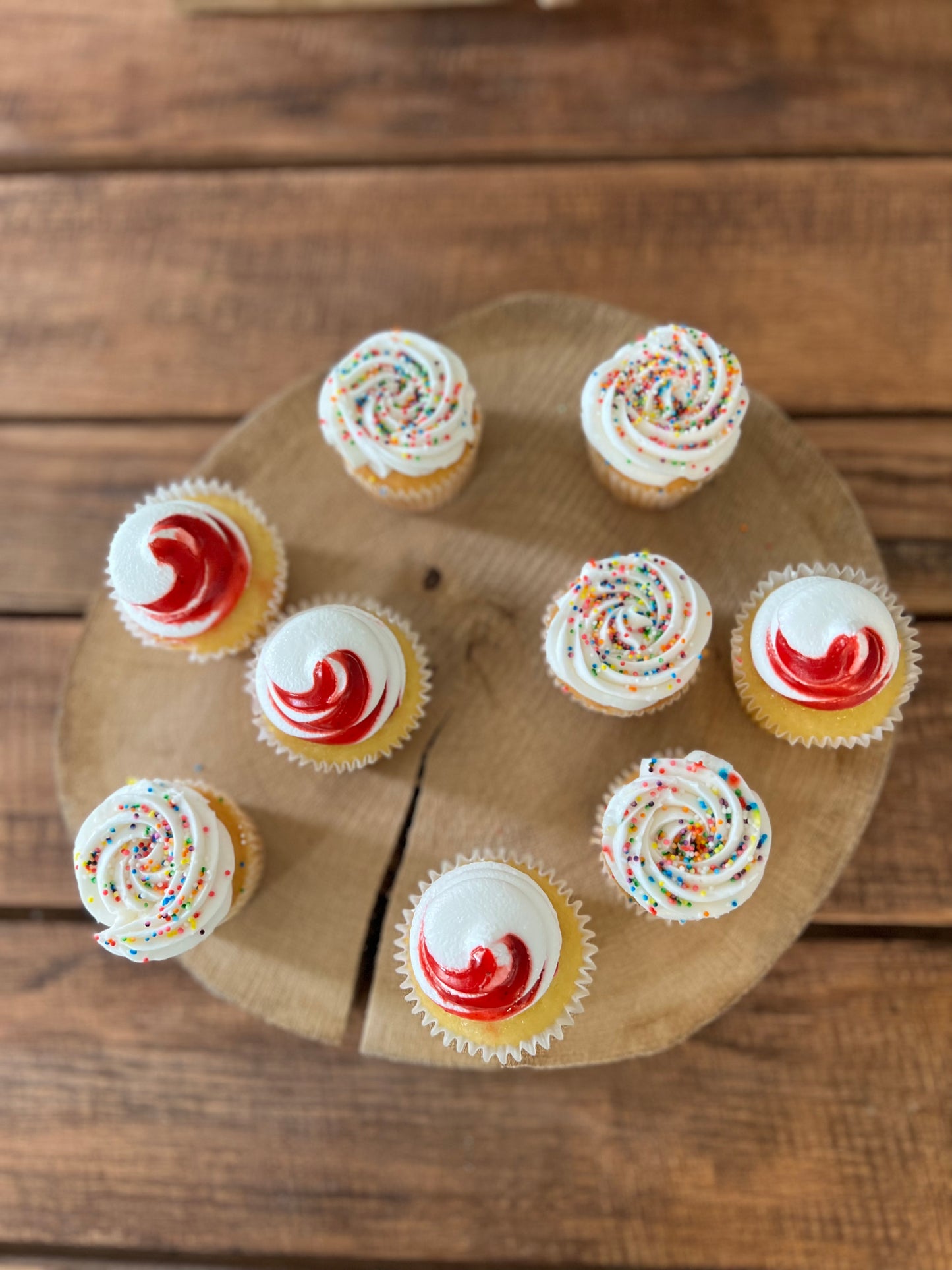 Wood Slice Cupcake/Treat Stand